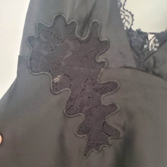 Princess Polly Aloura Spliced Black Lace Mini Dress - Picture 4 of 10